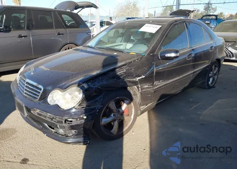 2006 Mercedes-Benz C 230 Sport z USA, uszkodzony, nr VIN WDBRF52H46A902643